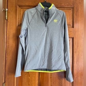 Abercrombie and Fitch Athletic jacket with 1/4 zipper.